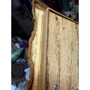 Ornate Homco Gold color plastic frame